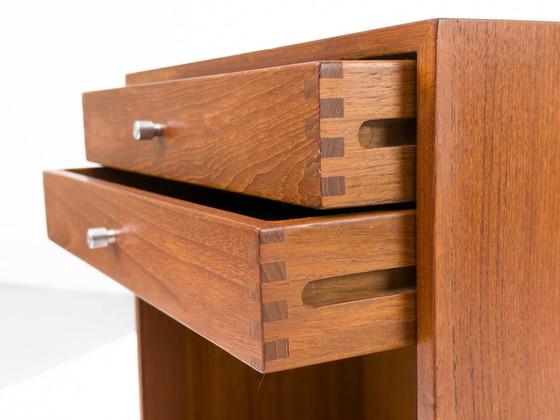 Teak Wall Console #131 by Kai Kristiansen for Aksel Kjersgaard, 1960s – Shelving unit, Aluminium (photo 11 of 16)