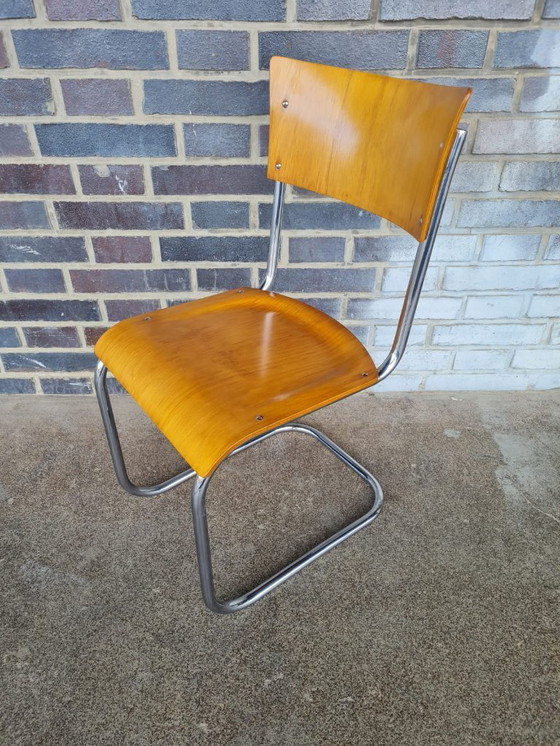 Image 1 of Funktionalistische Rohrstühle, 1930er Jahre, 4er-Set