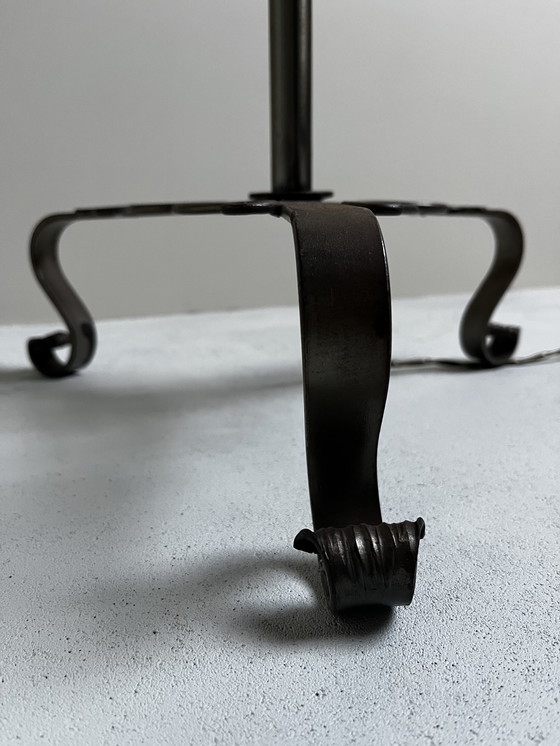 Image 1 of Lampadaire réglable en fer forgé