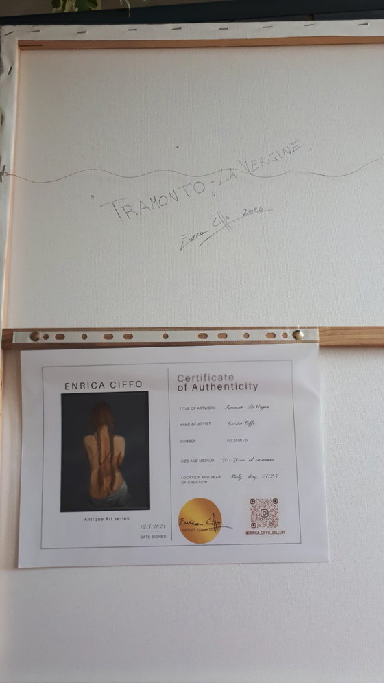 Image 1 of Enrica Ciffo - Tramonto, La Vergine - Tableau D'Artiste