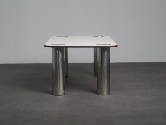 Tavolino da caffè modernista di Marco Zanuso per Zanotta, Italia, anni '70 – Tavolini da caffè, lamine, Metal (photo 4 of 7)