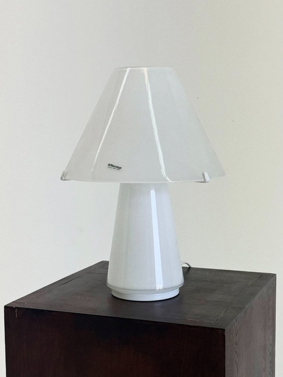 Image 1 of Lampe de table vintage italienne à champignon par Carlo Nason pour AV Mazzega small