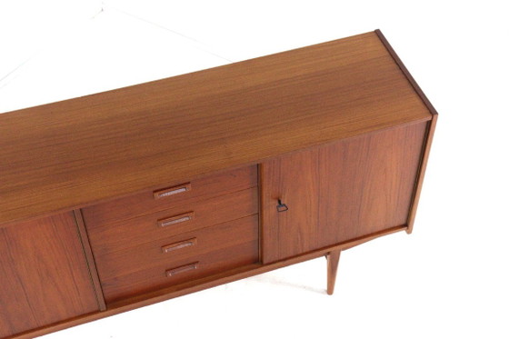 Buffet vintage en teck | 208 cm restauré – Buffet bas, Wood (photo 13 of 15)