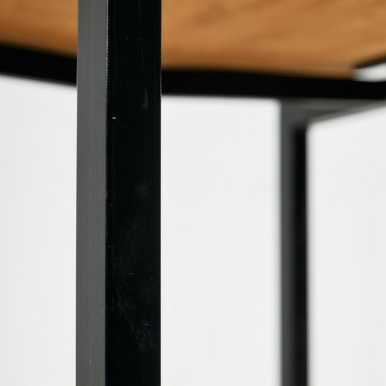 Image 1 of MK11233 Stuhl aus Teakholz auf Metallgestell