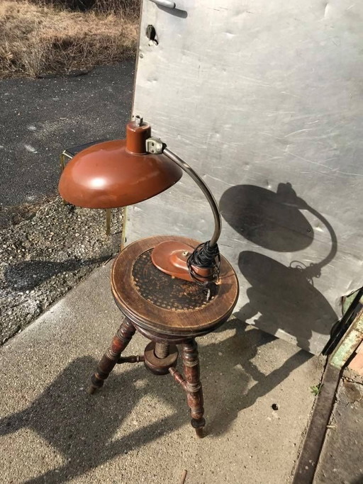 Brown EAKV Table Lamp, 1950s