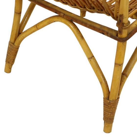 Image 1 of Set vintage di sedie in rattan Poltrone Boho