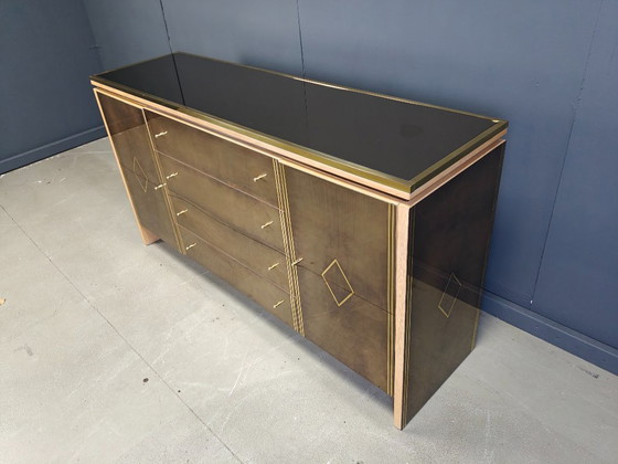 Image 1 of Credenza vintage in ottone di belgochrom, anni '70