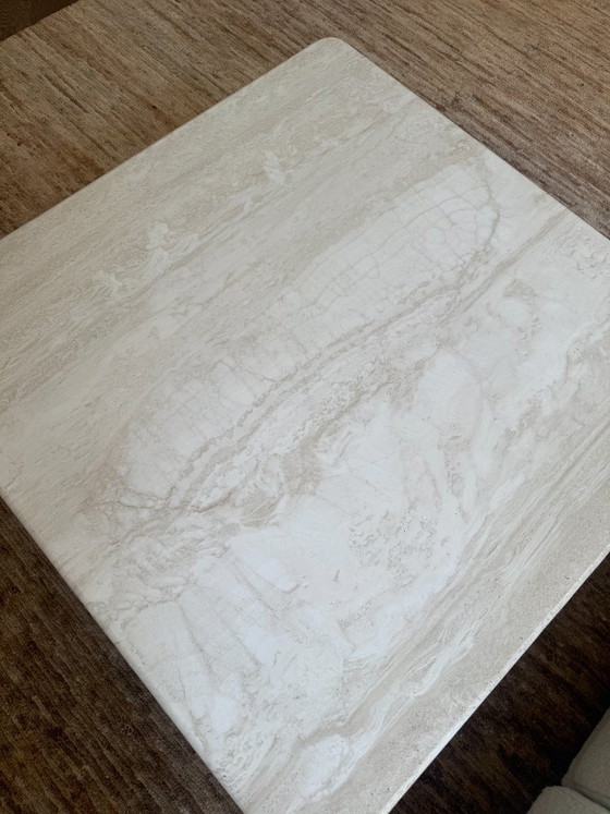 Image 1 of Travertine coffee table 120x120x30