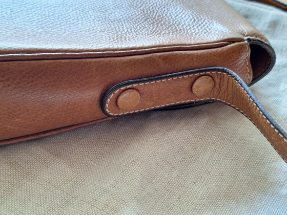 Delvaux Vintage 'D' Borsa a tracolla / Spalla, Pelle di vitello Cognac (Set Completo), Borse a tracolla (foto 8 di 15)