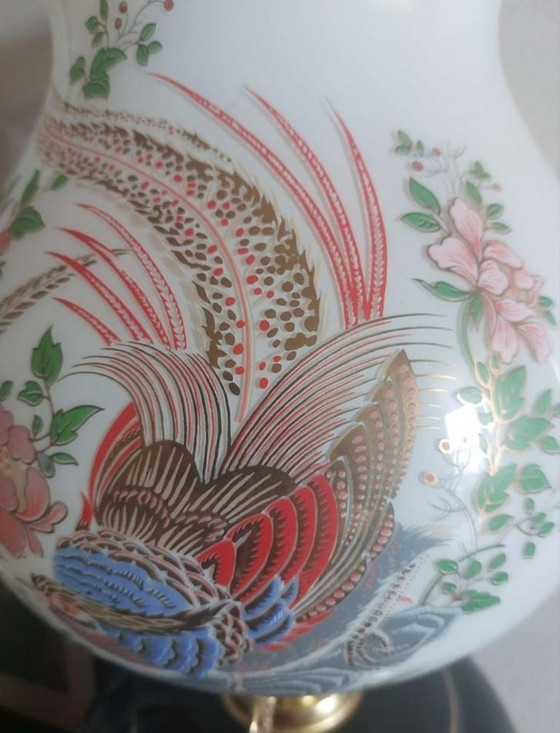 Image 1 of Lampe de table chinoise vintage de 70 cm en excellent état