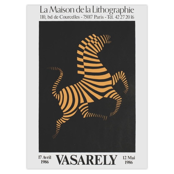Image 1 of Victor Vasarely Expo 86 – Maison de la Lithographie Poster 1987