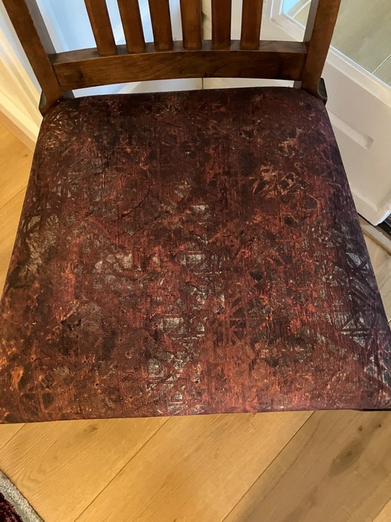 Image 1 of Solid cherry wood dining chairs