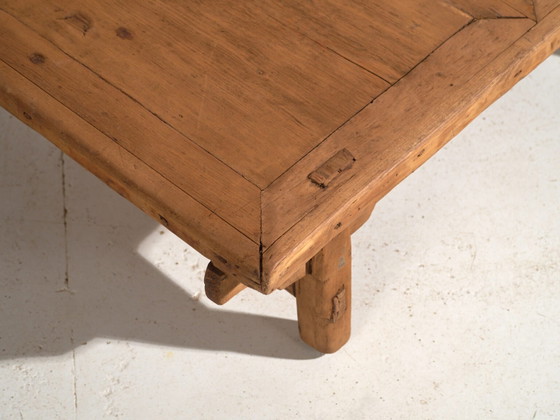 Antique low table in pine wood – China, circa 1930 – Coffee tables (photo 24 of 40)