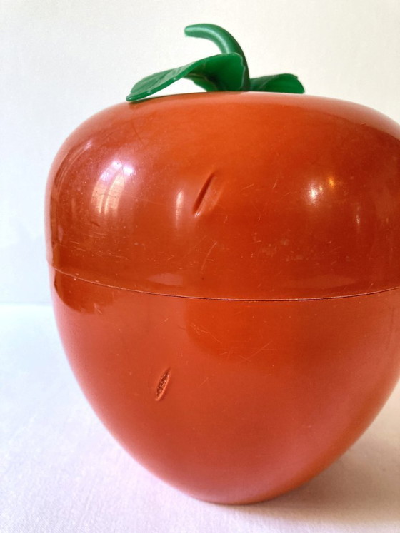 Image 1 of Apple-shaped ice bucket, made in Italy, 1970s