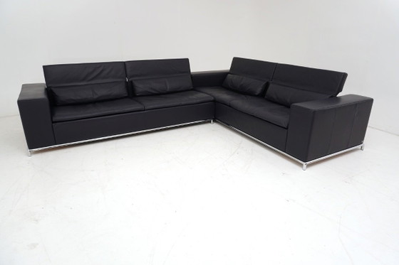 de Sede DS 7 desede Sofá Sillón Sofá esquinero Cuero azul oscuro – Sofás esquineros (photo 12 of 17)