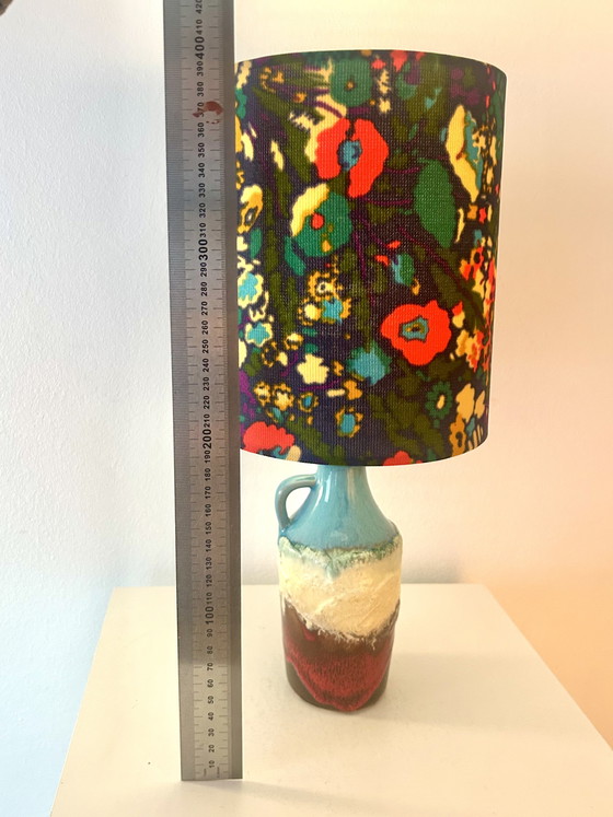 Image 1 of Oost-Duitse aardewerk vaaslamp