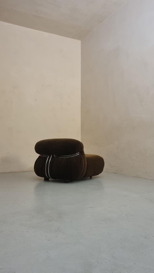 Sillón Soriana Afra y Tobia Scarpa Cassina 1969 Diseño Vintage