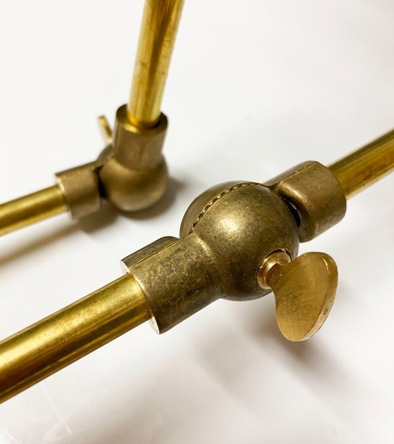 Image 1 of Italiaanse dubbele wandlamp, ontwerp uit de jaren 1950