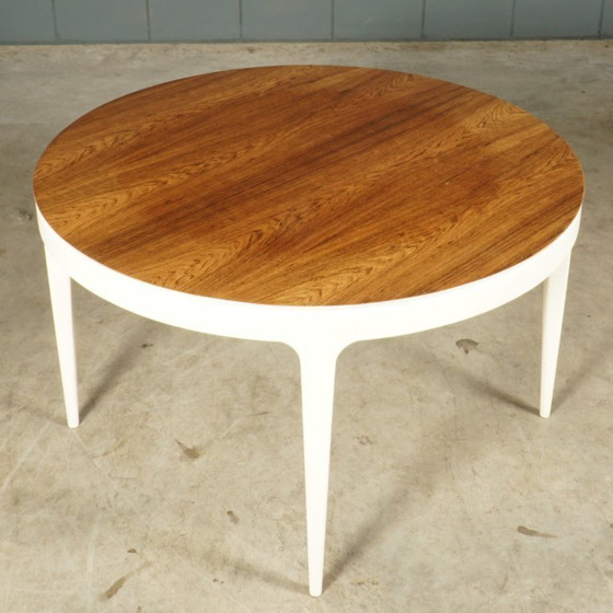 Image 1 of Vintage salontafel – notenhout – jaren 70