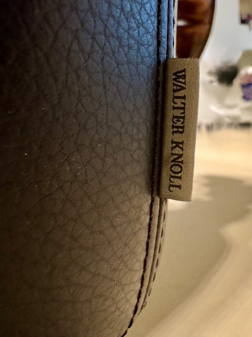 Walter Knoll Drift zitelementen zwart leer met tafel