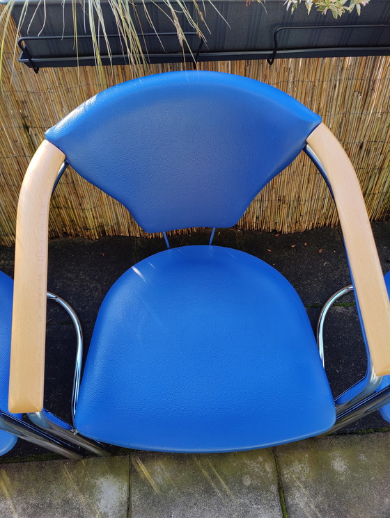 Image 1 of Design vintage classique | Pièce de collection des années 90 | Bois véritable et chrome