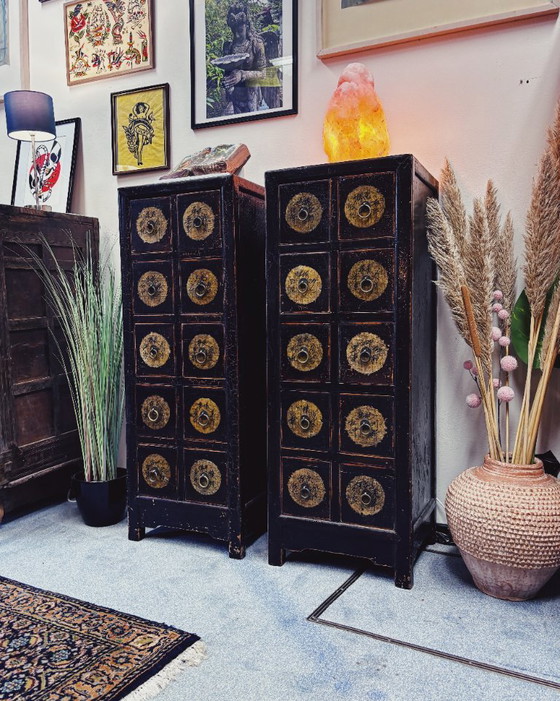 Armoire d'apothicaire chinoise ancienne – Commodes, Wood (photo 8 of 8)