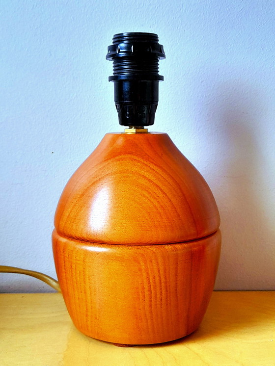 Image 1 of Scandinavian wooden lamp base