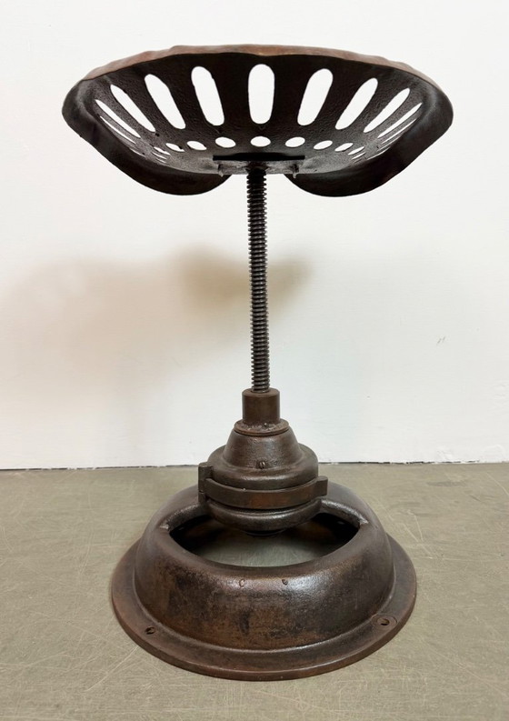 Image 1 of Vintage industriële draaistoel, jaren 1950