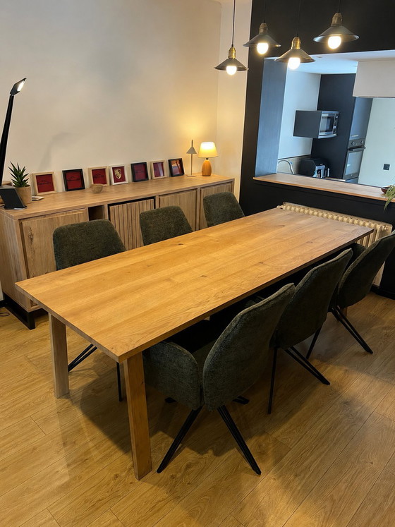 Image 1 of Rare e15 BASIS table in solid oak – David Chipperfield – 240 cm