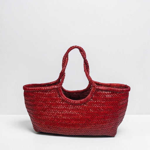 Handgemaakte, ambachtelijk geweven leren [tas] – Premium Intrecciato-vakmanschap