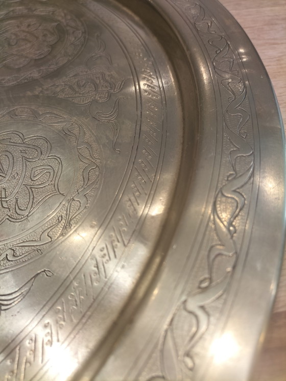 Image 1 of Wunderschönes Teetablett aus Messing