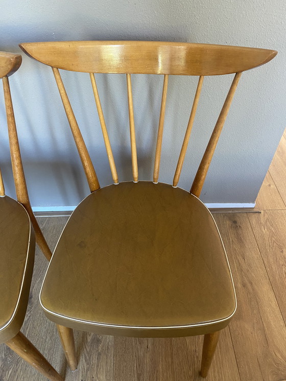 Image 1 of 4 sedie da bar Stevens vintage anni '60