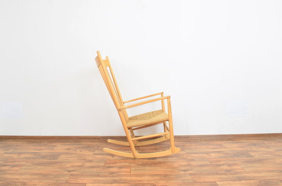 Image 1 of Mid-Century Schaukelstuhl von Hans Wegner für Frederica, 1970er Jahre.