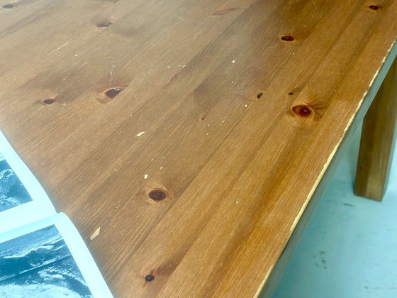 IKEA FORSBY dining table made of solid pine, Finland 199 – Wood (photo 6 of 15)