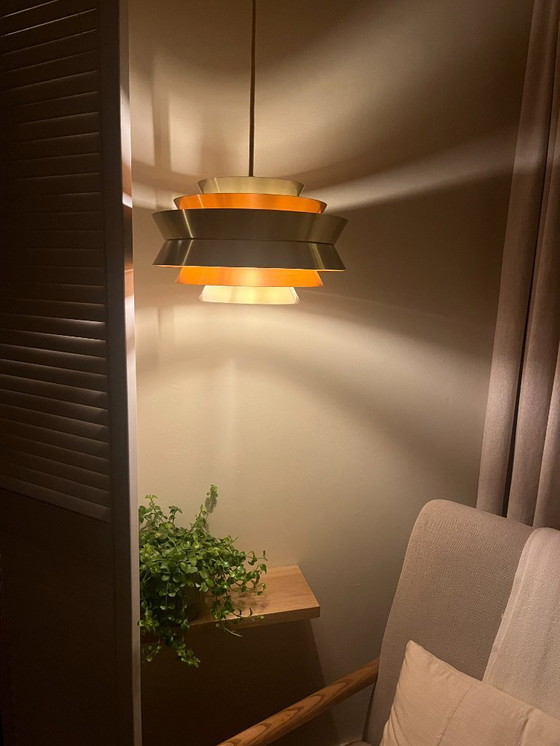 Image 1 of Suspension vintage Trava - Carl Thore - Lampe design suédoise