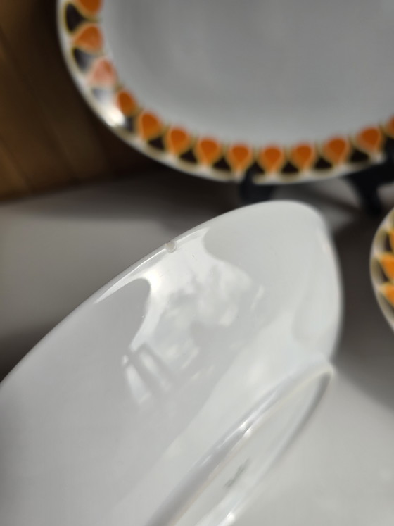 Image 1 of Vintage Eschenbach Bavaria Dinnerware Set – 1970s Pop Art