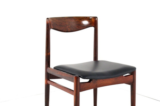 Image 1 of Set of 8 Rosewood Chairs Dining Chairs 'Vesterlund' Vintage