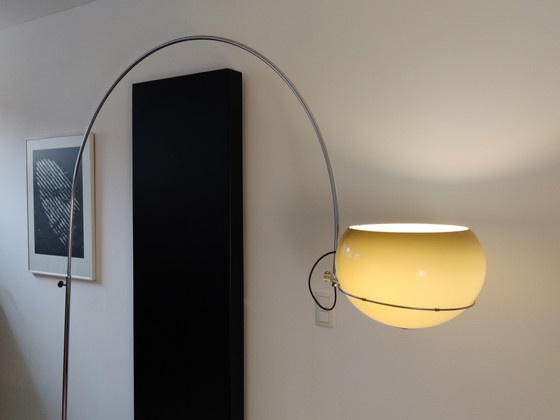 Gepo arc lamp, 1960s, XXL – Floor lights, Metal, Plastic (photo 14 of 14)