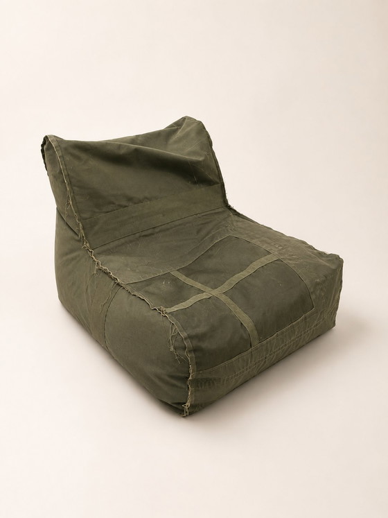 Image 1 of Poltrona tascabile Piet Hein Eek in tessuto militare
