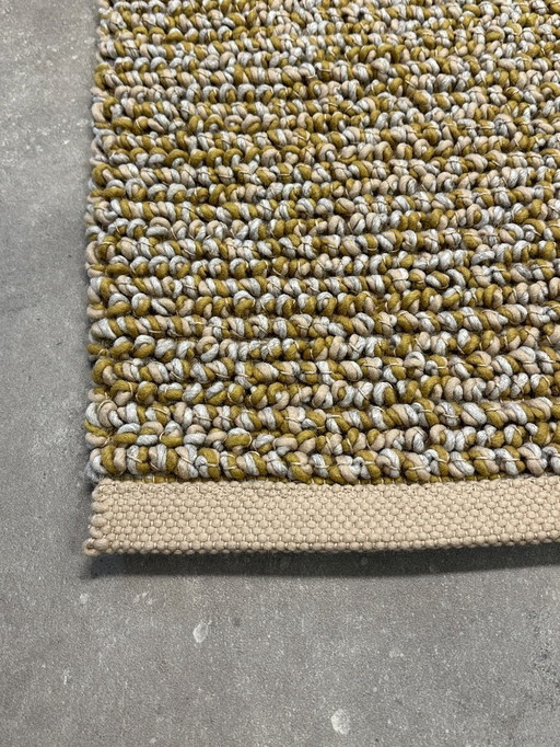 Tapis Laine Brink & Campman Nest Ocre/Gris 170x240cm