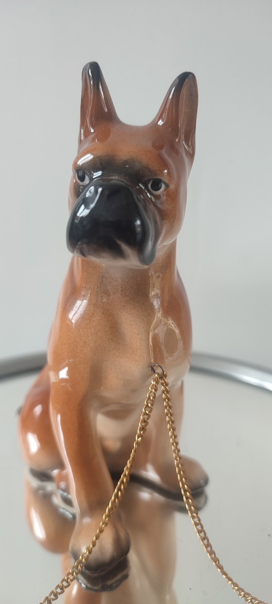 Image 1 of Famille de Boxers en Céramique Vintage (1950/60)