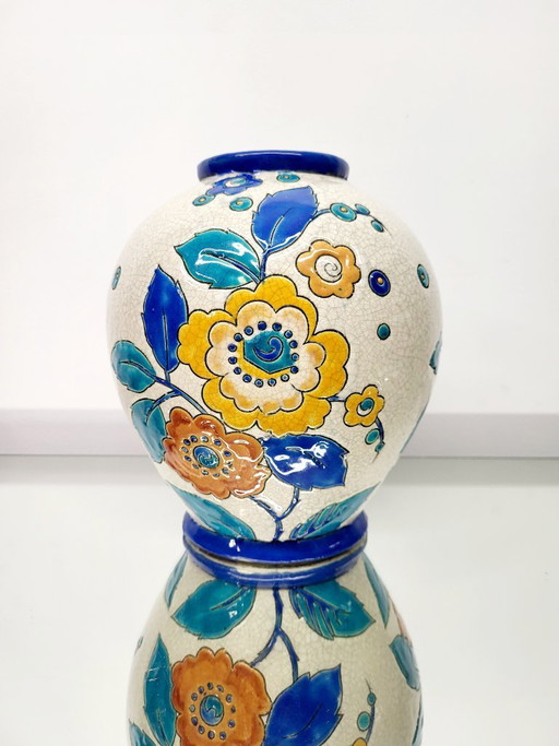 Boch Frères Keramis vase – decor D.2516 – ca. 1939 – Belgium
