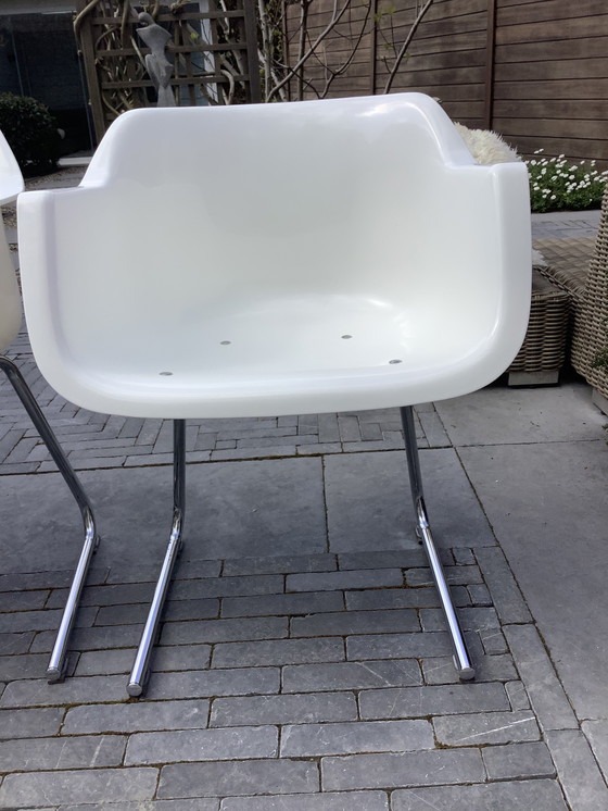 Image 1 of 4x Fauteuils en plastique par Albert Jacob pour Grosfillex, 1970