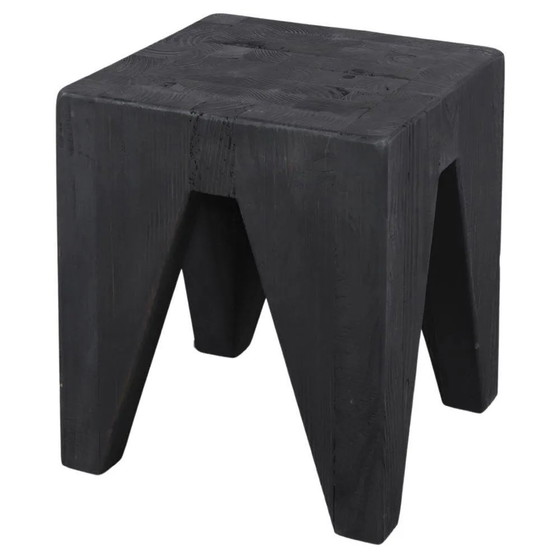 SURAT NIEDRIGER HOLZHOCKER – Rustic (photo 2 of 3)