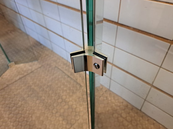 Image 1 of Table d'appoint en verre style Leon Rosen