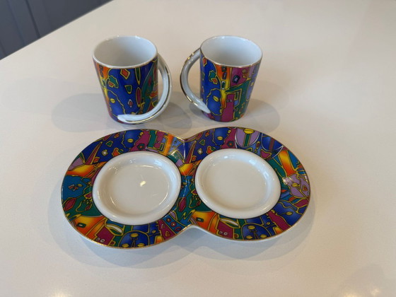 Image 1 of Also französisches Decor du Galion Tête à Tête-Set