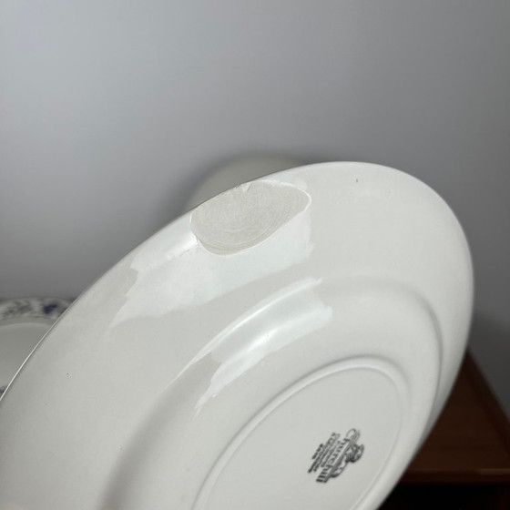 Image 1 of 6-teiliges Speiseteller-Set von Churchill England, Blumenmuster, 1970