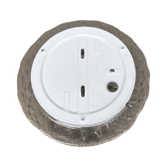 Image 1 of Lampada da soffitto rotonda in vetro, Eickmeier Leuchten, Germania, anni Settanta.