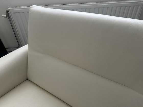 Image 1 of Leolux Boavista designer sofa - cream leather