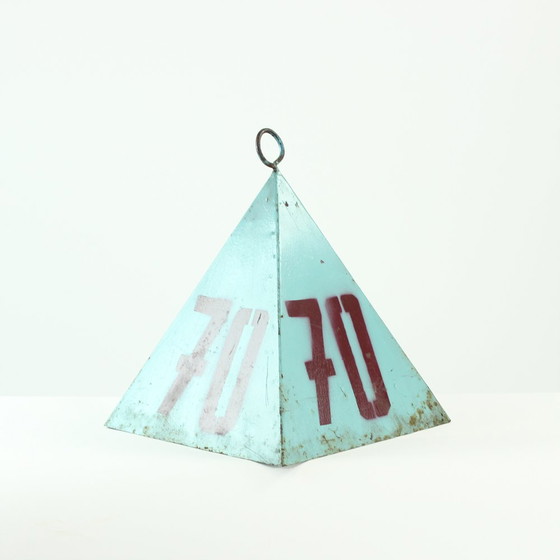 Image 1 of Satz von neun Messpyramiden aus Stahl, Tschechoslowakei, ca. 1940er Jahre